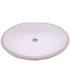LS-C1ADA Undermount Oval Ceramic ADA Sink White