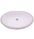 LS-C1ADA Undermount Oval Ceramic ADA Sink White