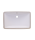 LS-C6L Undermount Ceramic Sink White