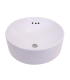 LS-C19 Above Counter Ceramic Sink White