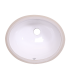 LS-C1714 Undermount Oval Ceramic Sink White