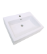 LS-C28 Above Counter Ceramic Sink White