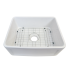 LS-FC6 Single Bowl Farmhouse Porcelain Sink White