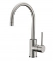 LS-370002 Single Hole Bar Faucet in Brushed Nickel