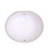 LS-C1 Undermount Oval Ceramic Sink White