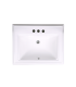 LS-C18-4 Drop-in Ceramic Sink White