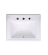LS-C18-8 Drop-in Ceramic Sink White