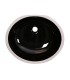 LS-C3 Undermount Oval Ceramic Sink Black