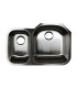 LS-73R Undermount Reverse Double Bowl 30/70 Stainless Steel Sink