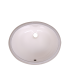LS-C1714 Undermount Oval Ceramic Sink Bisque