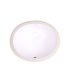 LS-C1SS Undermount Oval Ceramic Sink White