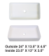 LS-C33 Vessel Ceramic Sink White