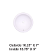 LS-C5 Drop-in Ceramic Sink White